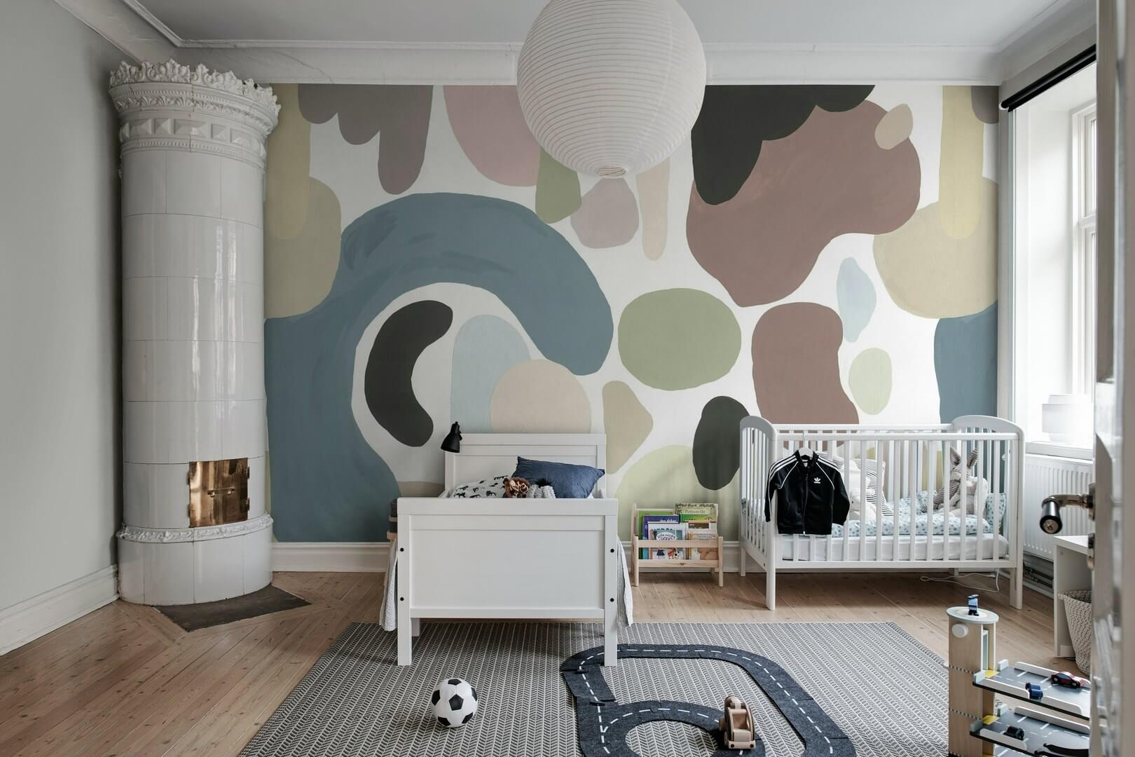Fototapeta abstrakcyjna Rebel Walls R18908 Color Clicks Pastel Hot Pops