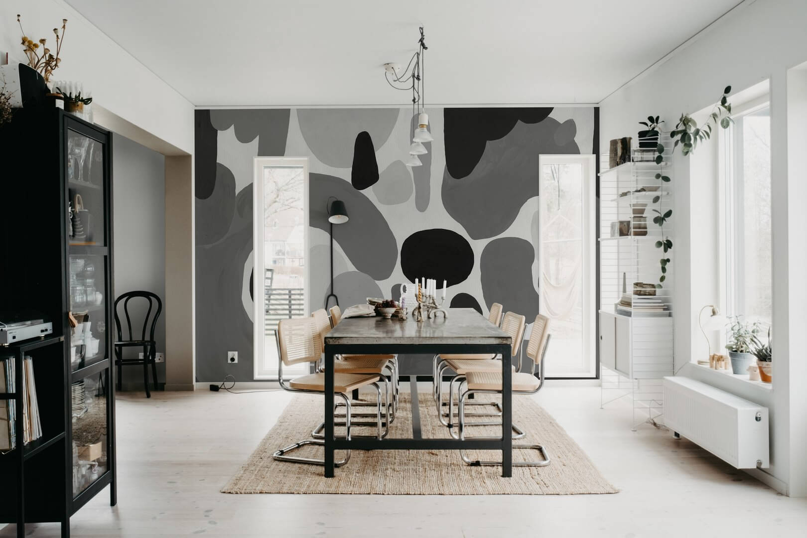 Fototapeta abstrakcyjna Rebel Walls R18909 Color Clicks Gray Hot Pops