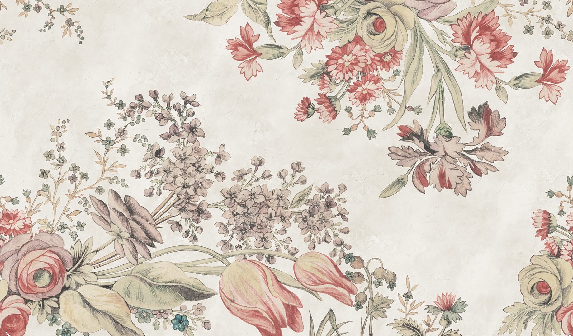 Fototapeta kwiaty Rebel Walls R20688 Bold Floral Pink Hot Pops