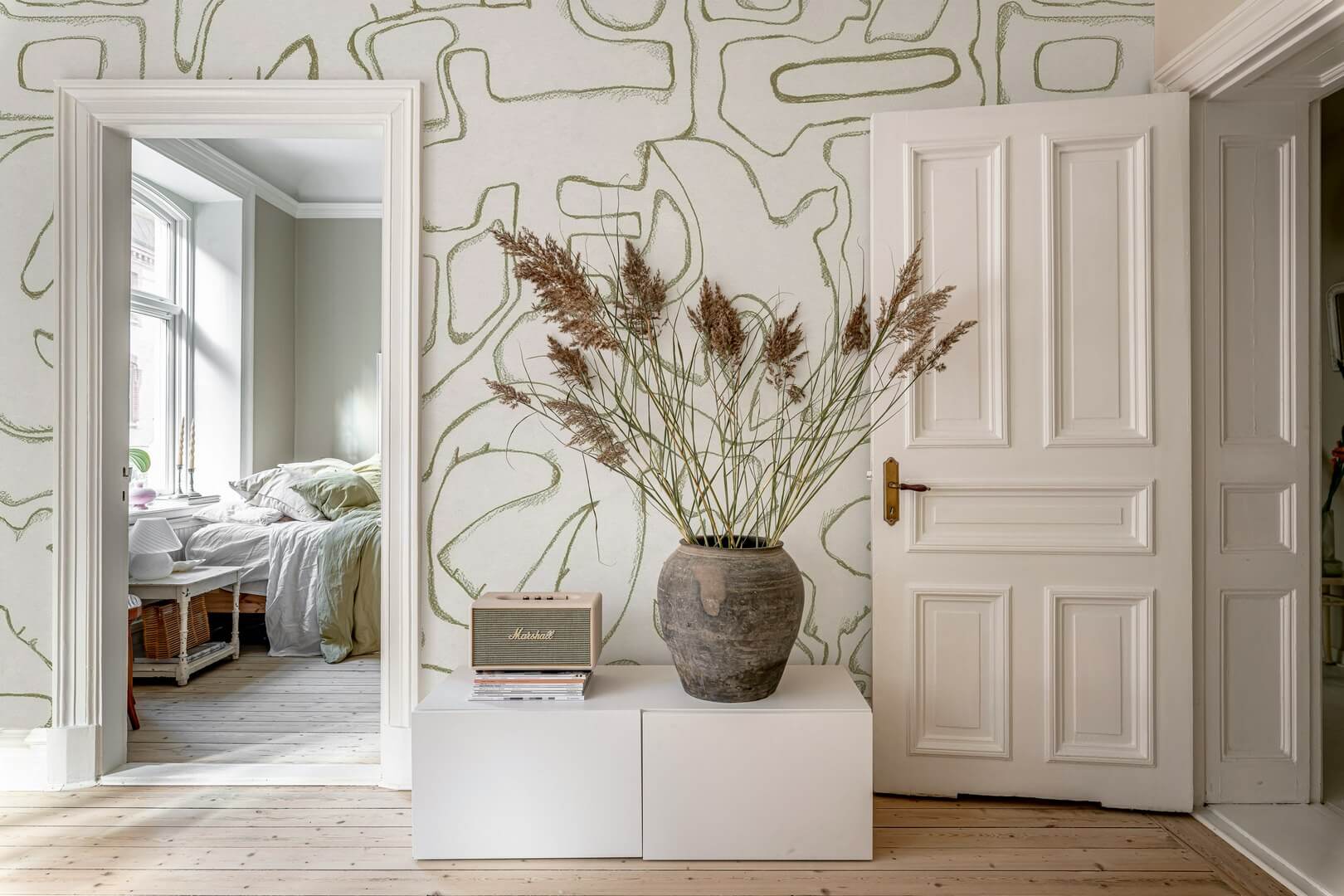 Fototapeta abstrakcyjne kształty Rebel Walls R21186 Peaceful Beige Hot Pops