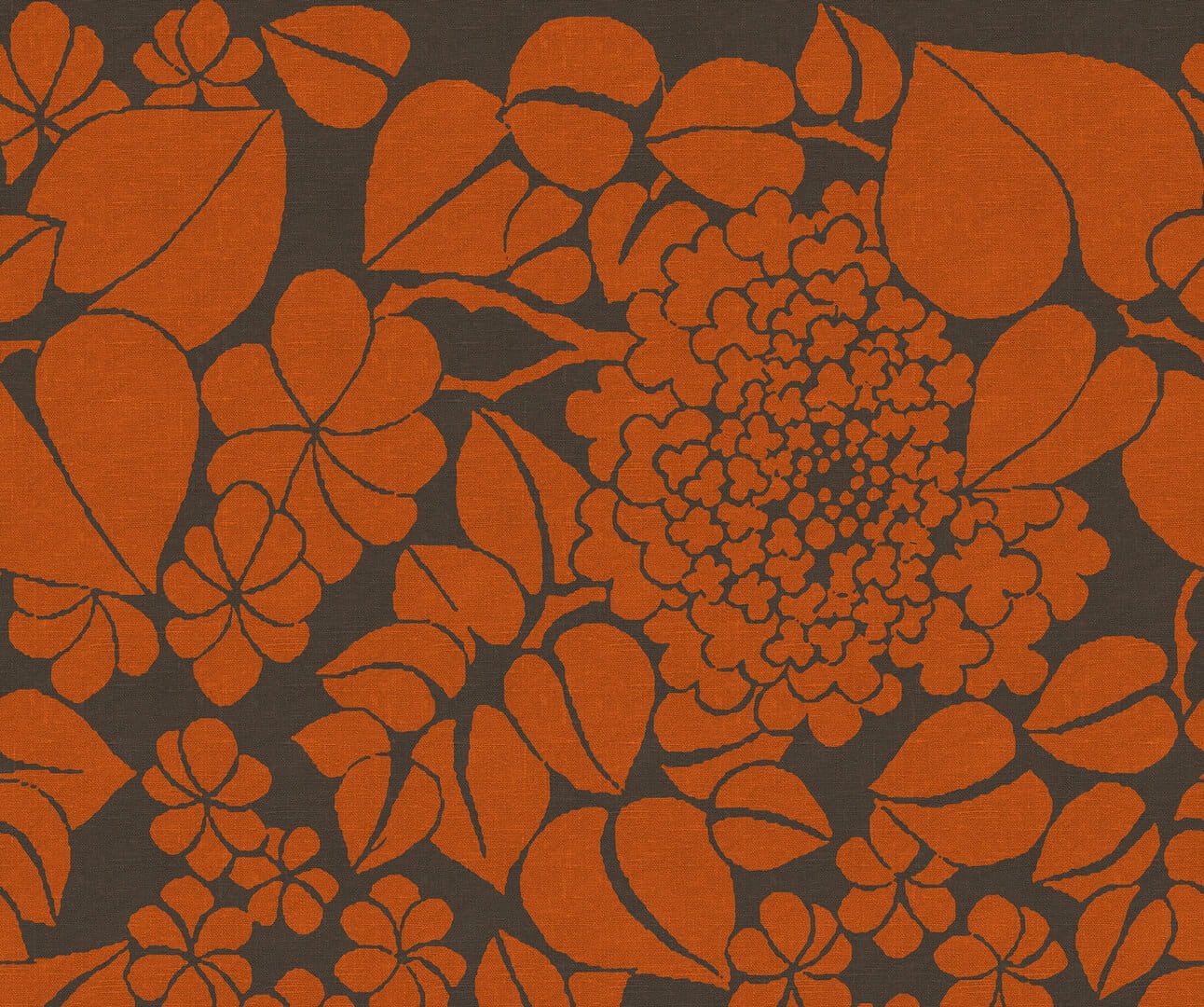 Fototapeta botaniczna Rebel Walls R21298 Susan Orange Marie Olsson Nylander