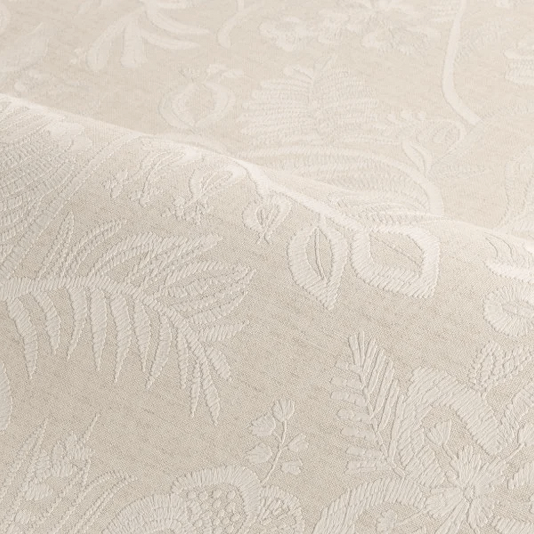 Tapeta haftowane kwiatowe pnącza Casamance 76960100 Pastel Broderies - 100 cm szer.