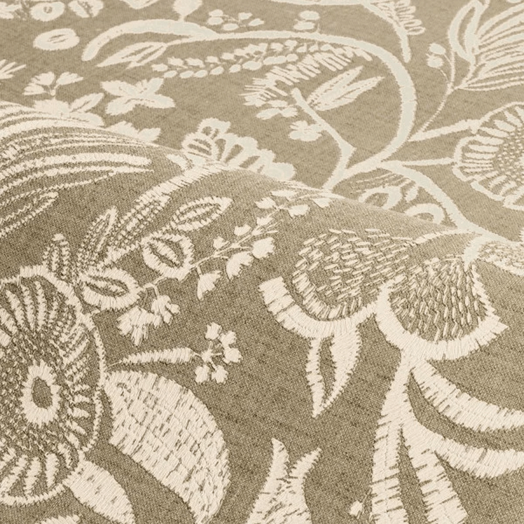 Tapeta haftowane kwiatowe pnącza Casamance 76960916 Pastel Broderies - 100 cm szer.