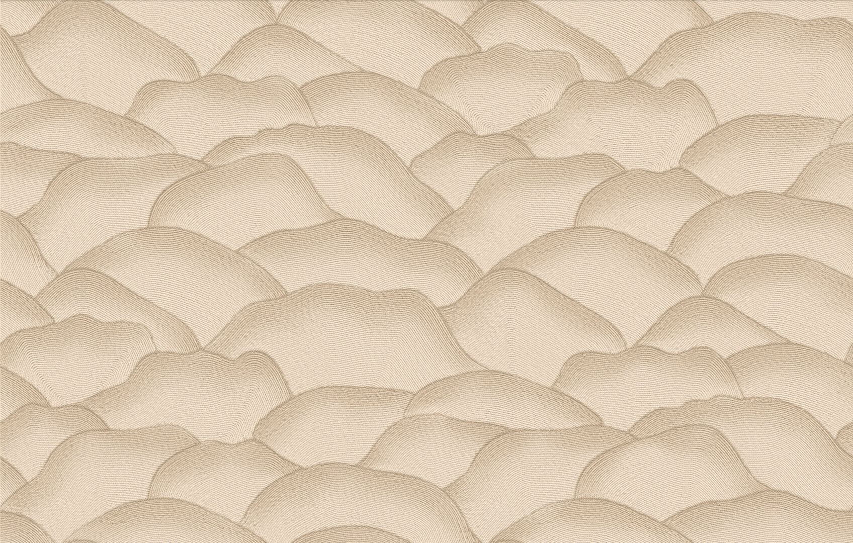 Tapeta falujące sznurki Casamance 76971324 Ondula Broderies - 100 cm szer.