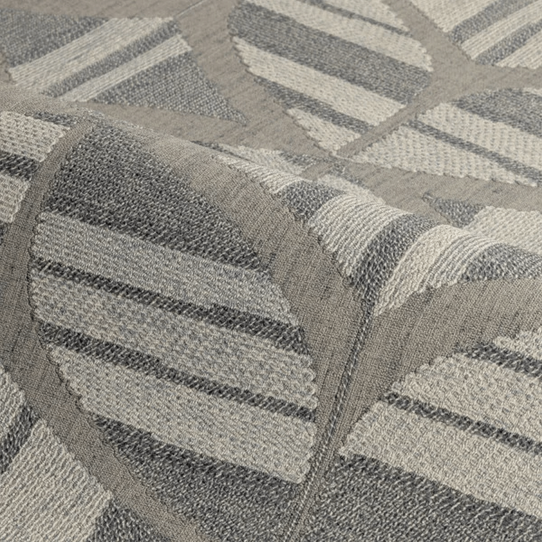 Tapeta haftowana geometria Casamance 76982854 Filandra Broderies - 100 cm szer.