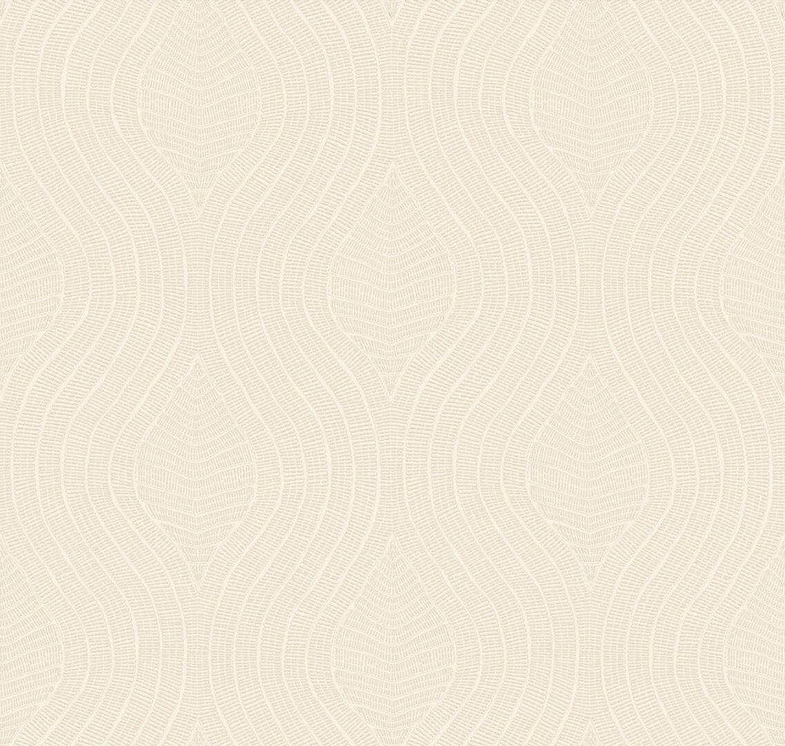 Tapeta falujący haft Casamance 76992956 Brodelia Broderies - 100 cm szer.