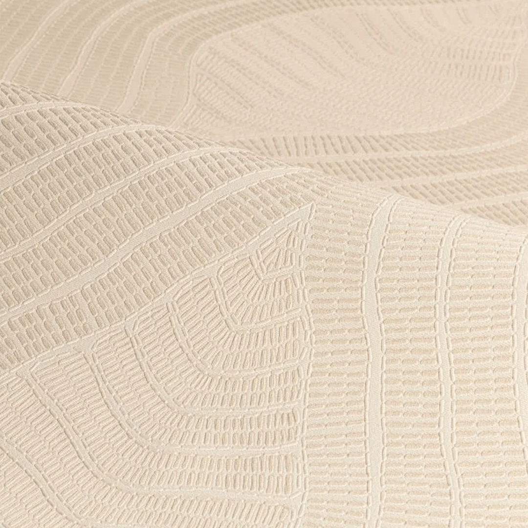 Tapeta falujący haft Casamance 76992956 Brodelia Broderies - 100 cm szer.