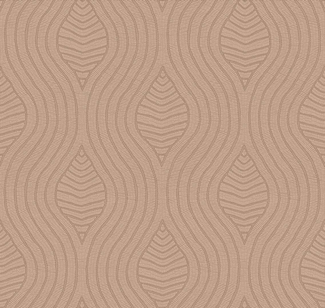 Tapeta falujący haft Casamance 76993364 Brodelia Broderies - 100 cm szer.