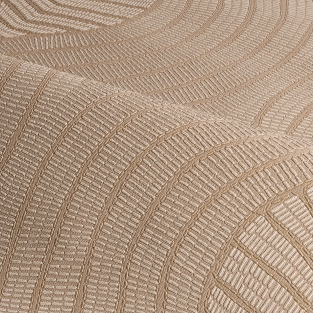 Tapeta falujący haft Casamance 76993364 Brodelia Broderies - 100 cm szer.