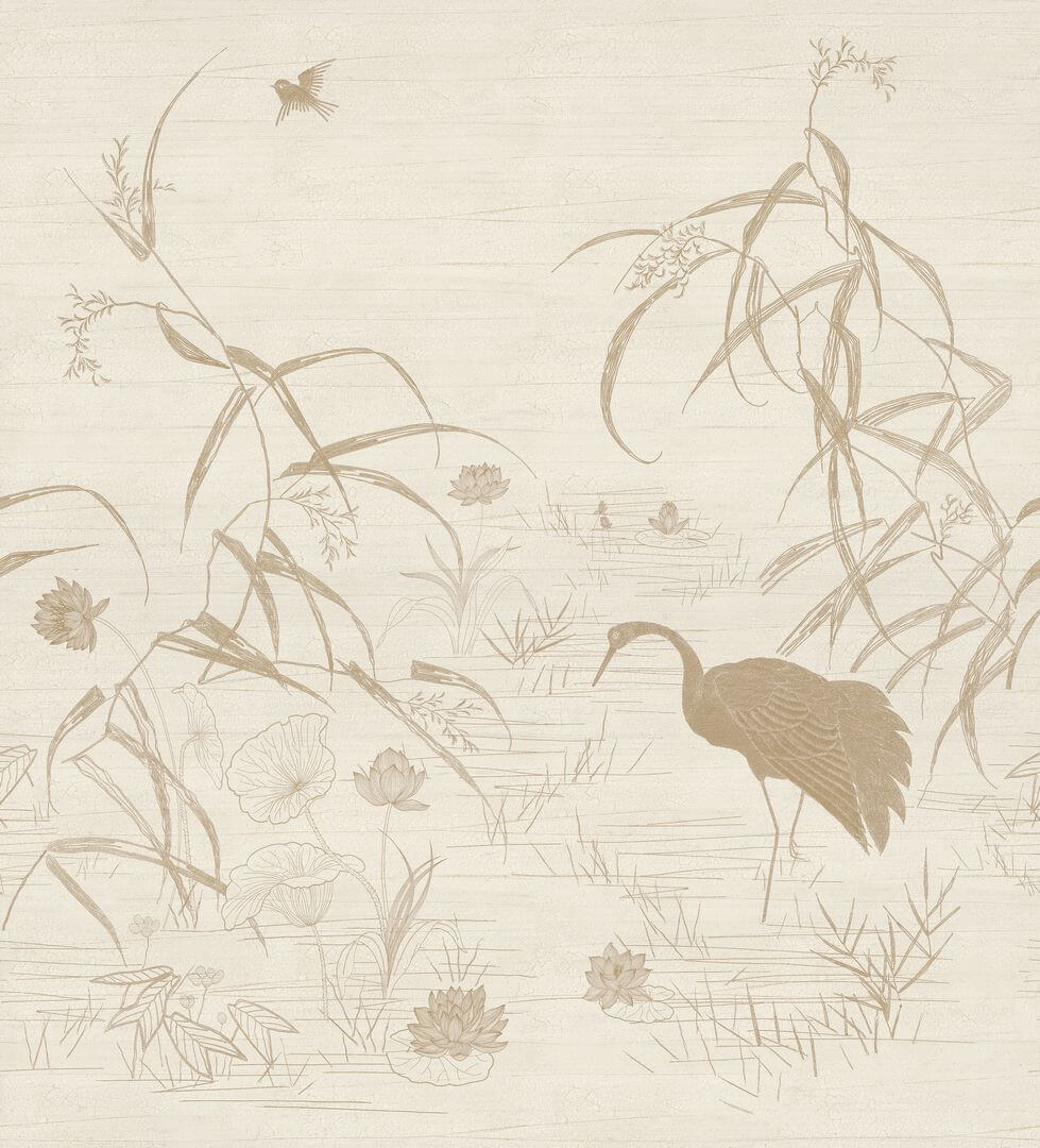 Mural botaniczny w japońskim stylu Casamance 70343466 Nuido Legendes