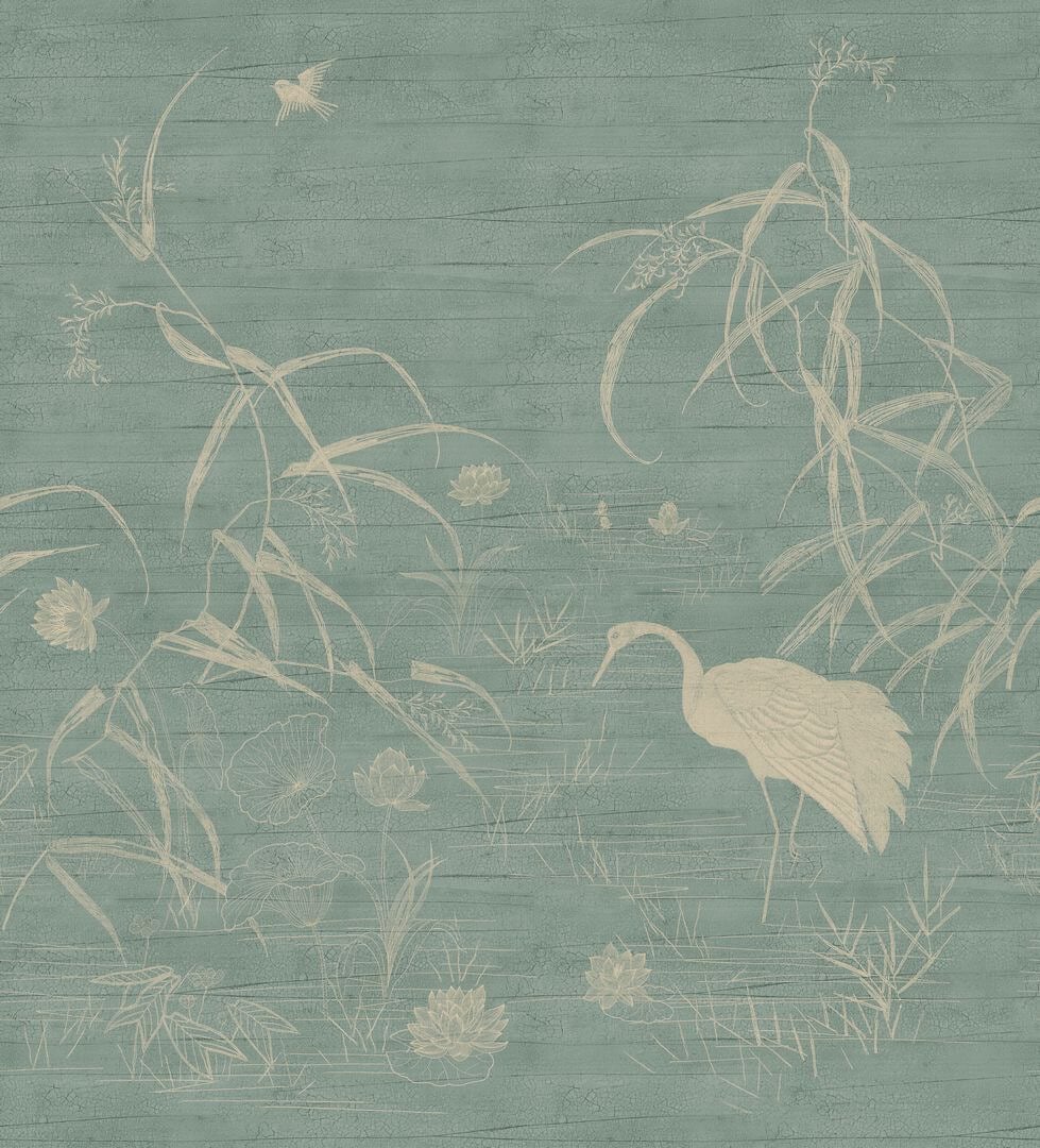 Mural botaniczny w japońskim stylu Casamance 70343568 Nuido Legendes