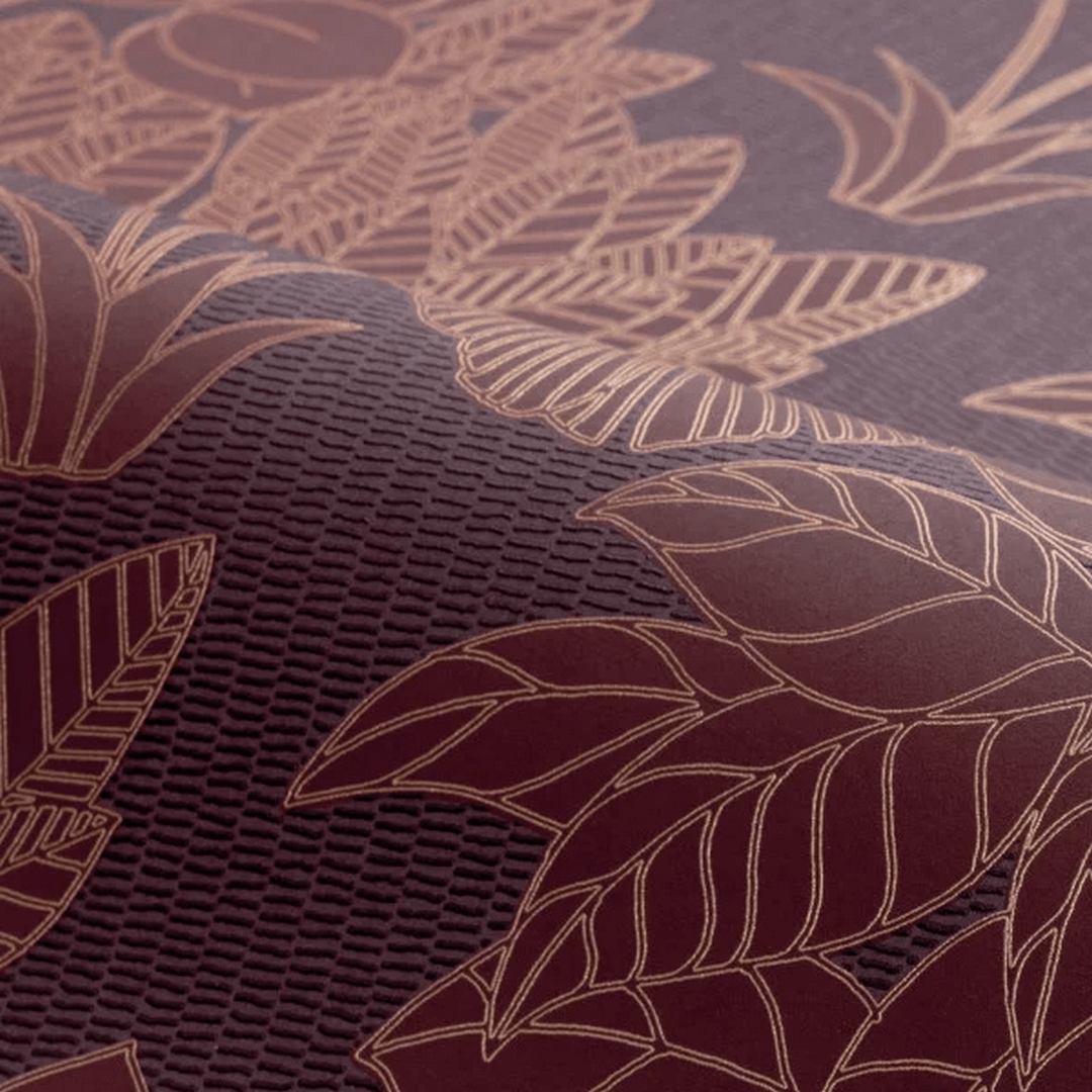 Tapeta roślinna Casamance 76900712 Inara Tressora - 106 cm szer.