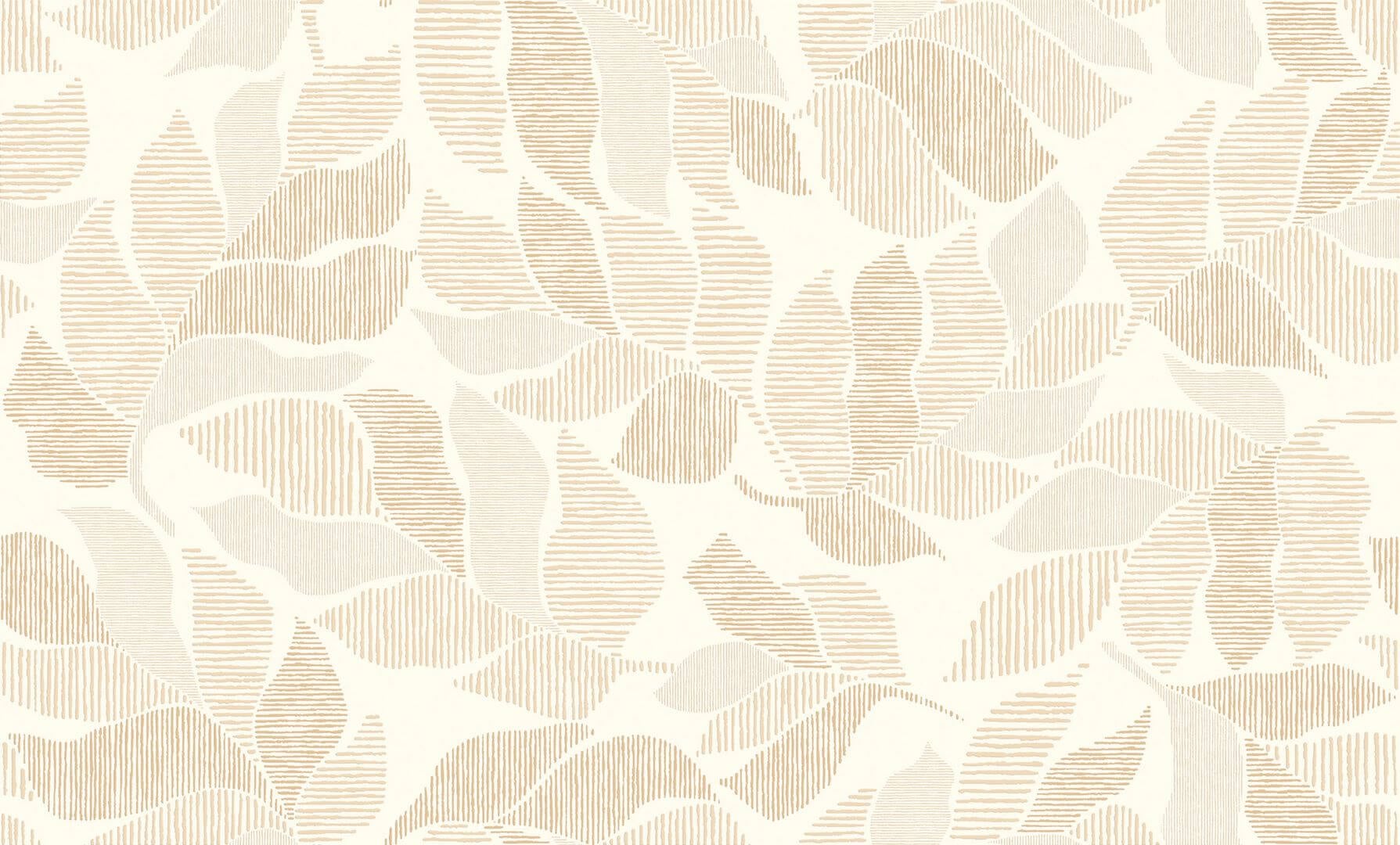 Tapeta liście Casamance 76910916 Lontara Tressora - 106 cm szer.