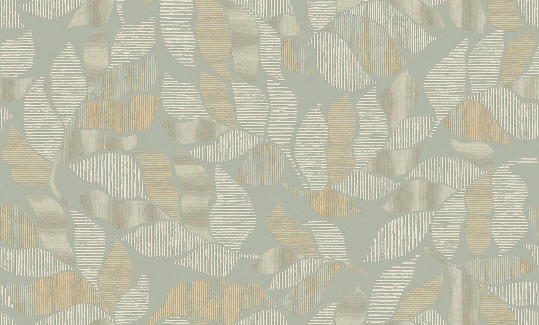 Tapeta liście Casamance 76911120 Lontara Tressora - 106 cm szer.