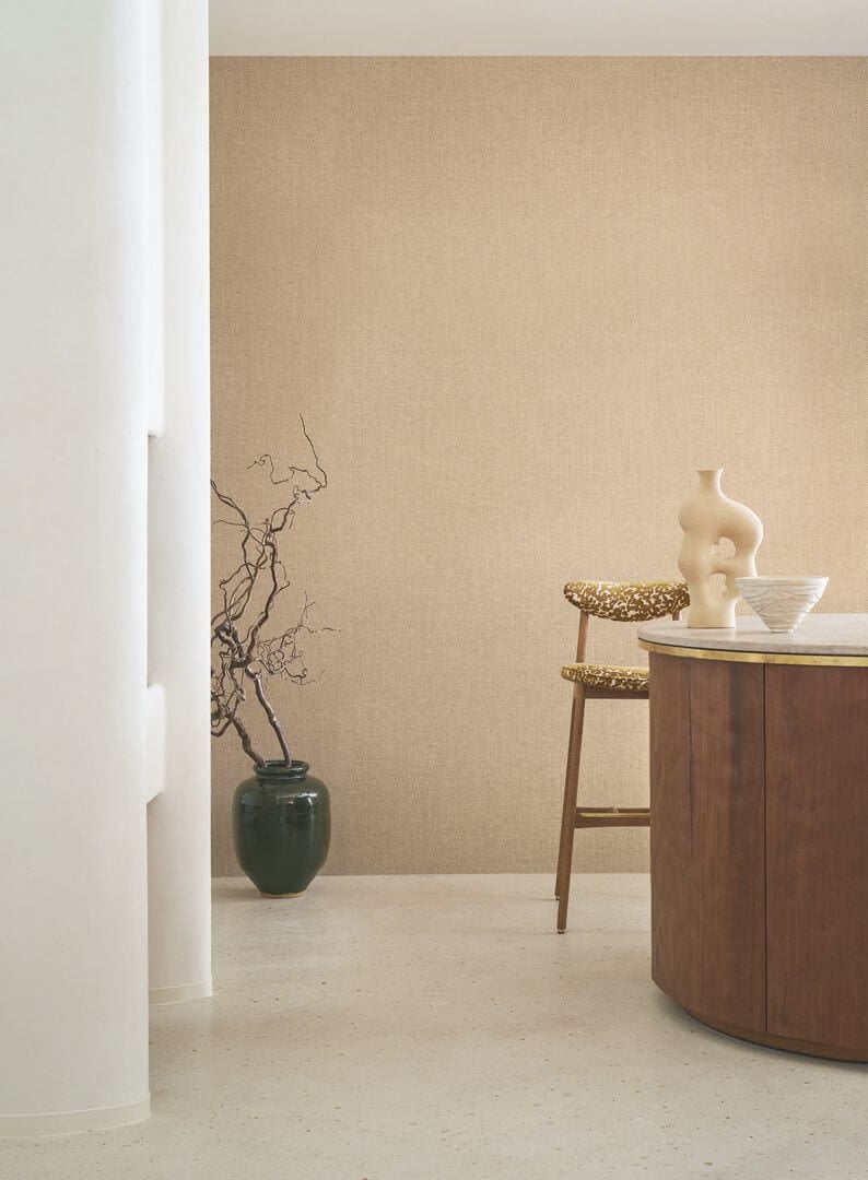 Tapeta przypominająca rafię Casamance 76921732 Vannora Tressora - 106 cm szer.