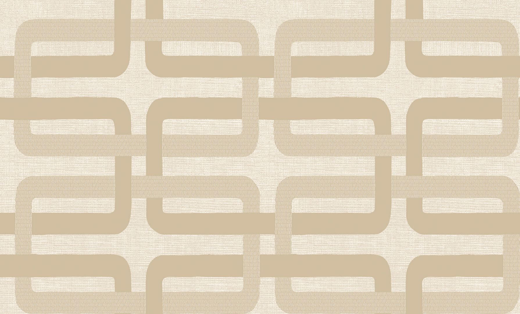 Tapeta geometryczna Casamance 76932854 Matjara Tressora - 106 cm szer.