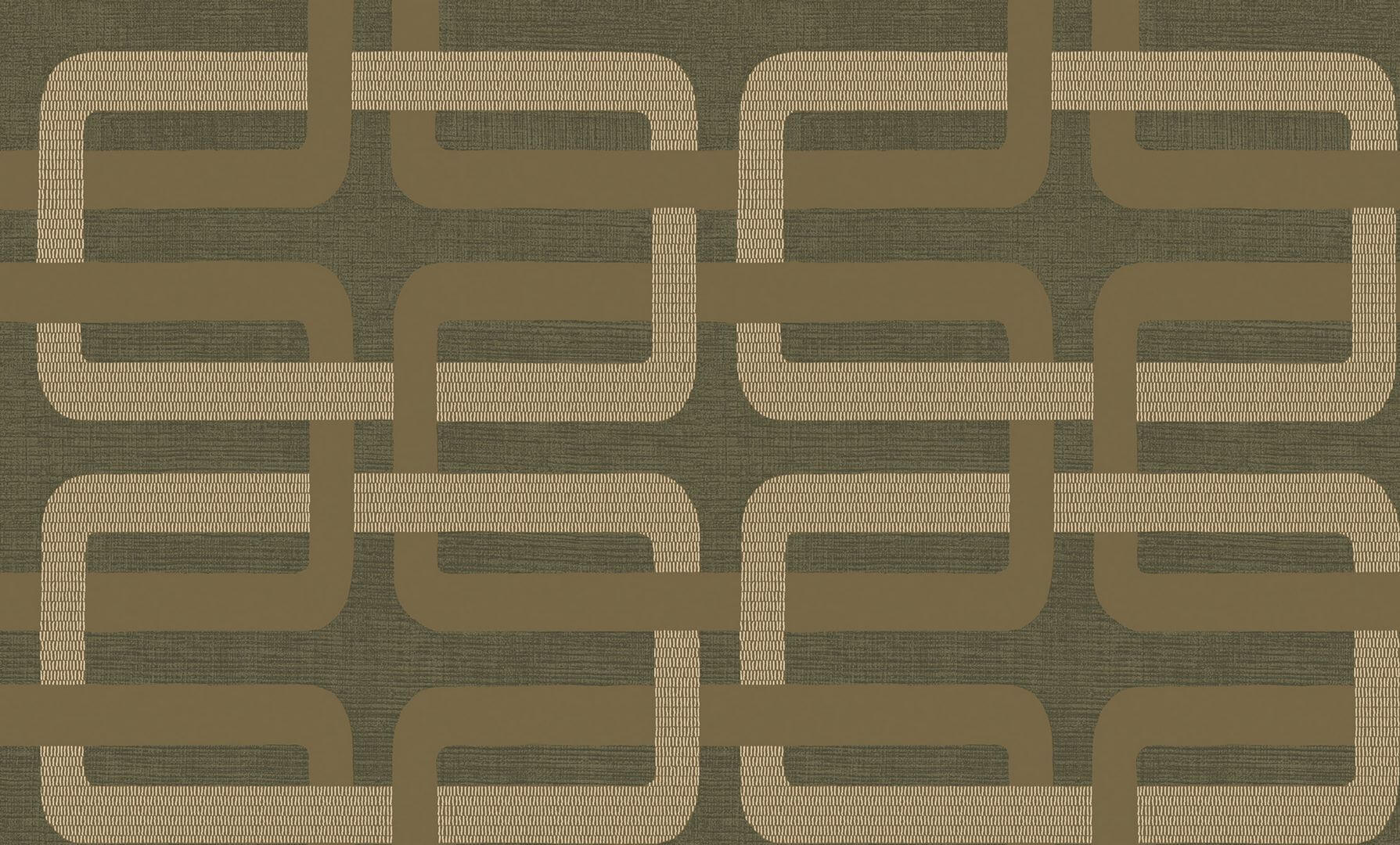 Tapeta geometryczna Casamance 76932956 Matjara Tressora - 106 cm szer.