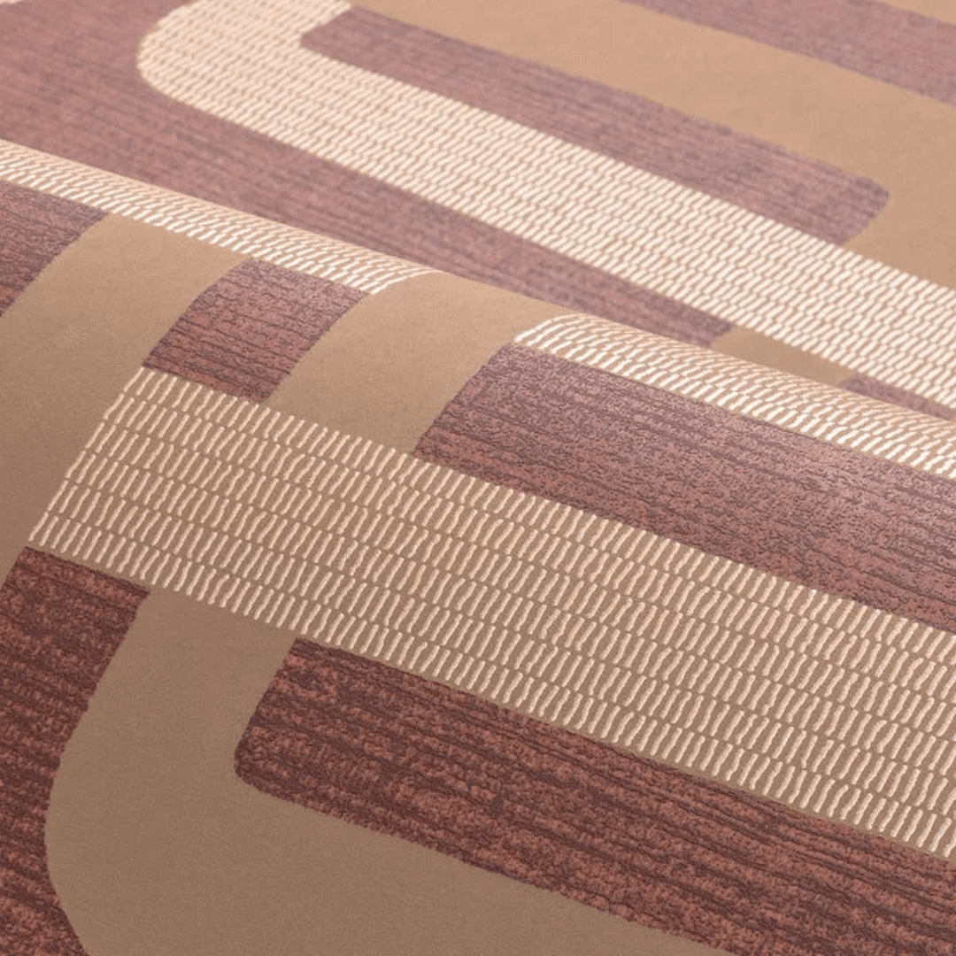 Tapeta geometryczna Casamance 76933058 Matjara Tressora - 106 cm szer.