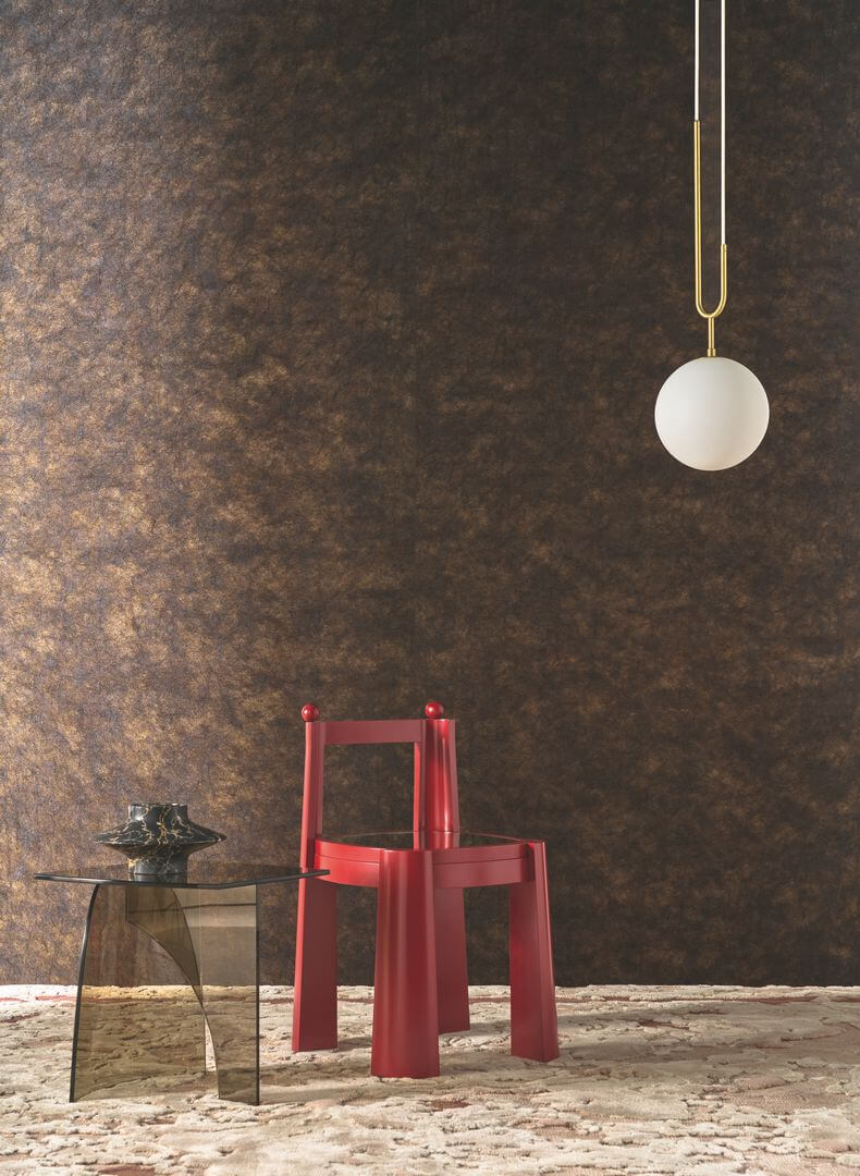 Tapeta tekstylna z marszczeniami Casamance 71881199 Oxea Impulsion