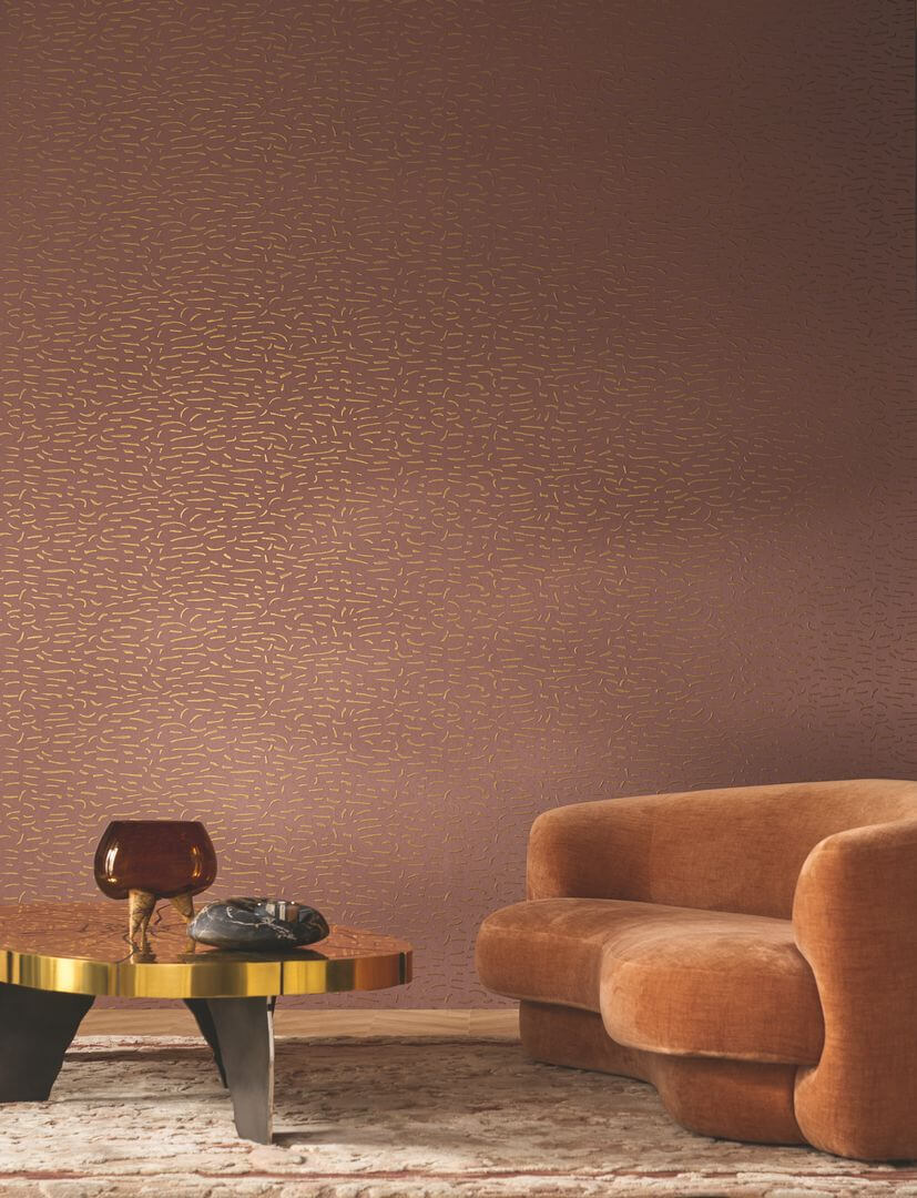 Tapeta z wypukłymi elementami Casamance 71900411 Lumeis Impulsion