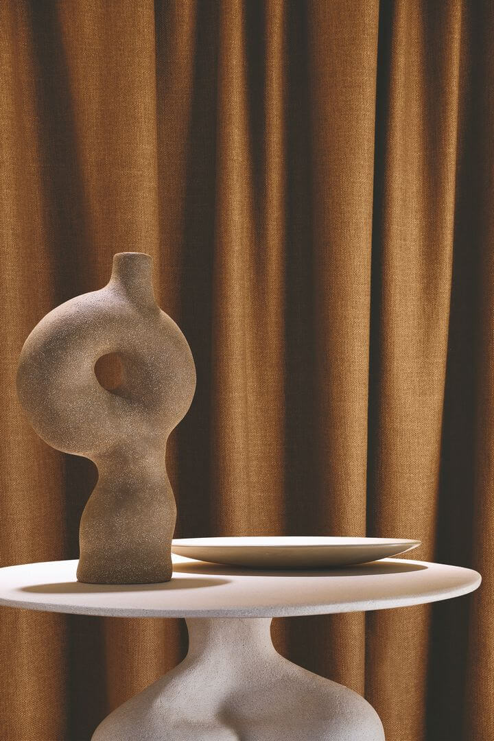 Tkanina zasłonowa Casamance 90000332 Cosmo - 291 cm szer.