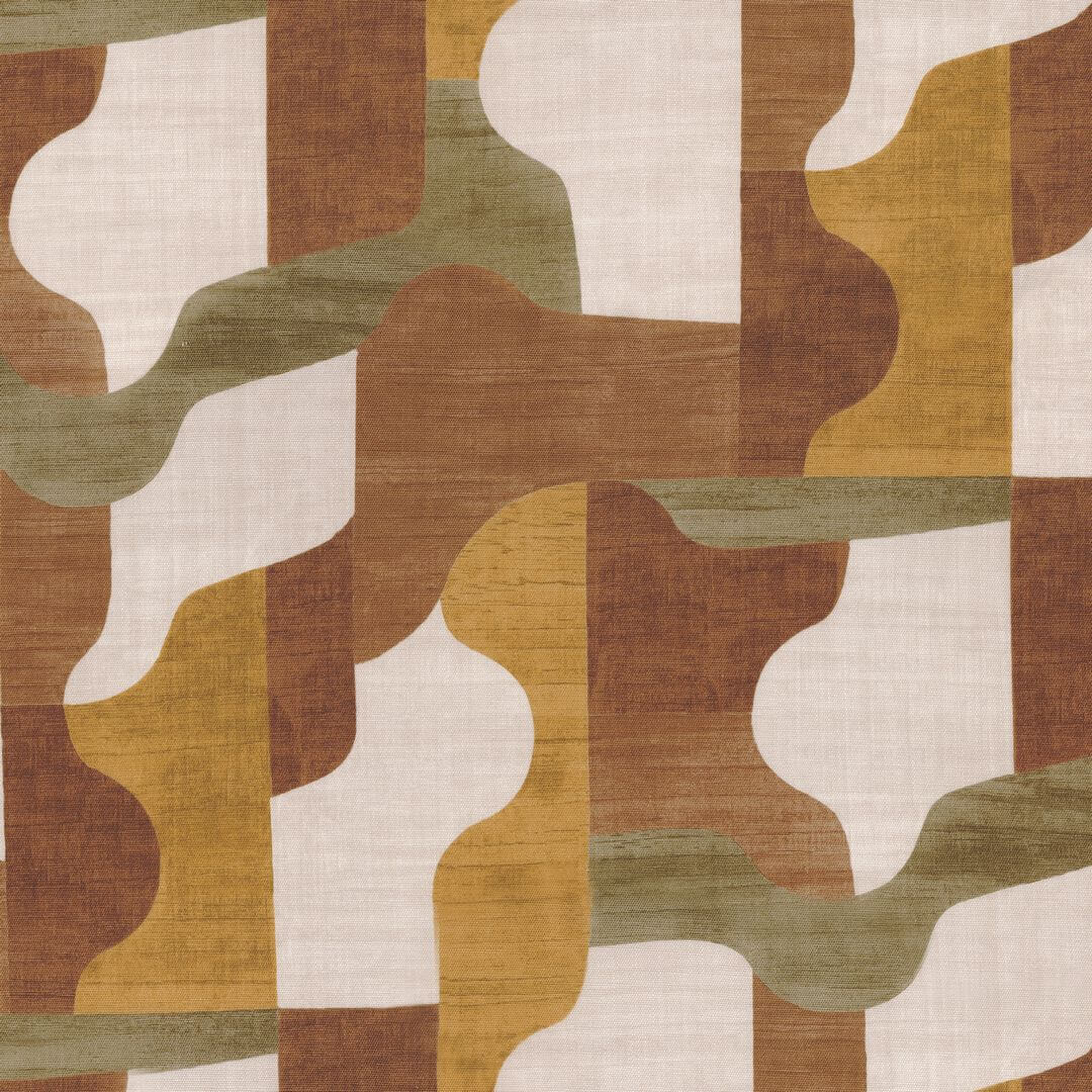 Tkanina zasłonowa artystyczna Casamance 10590234 Belle Epoque Cafe Society