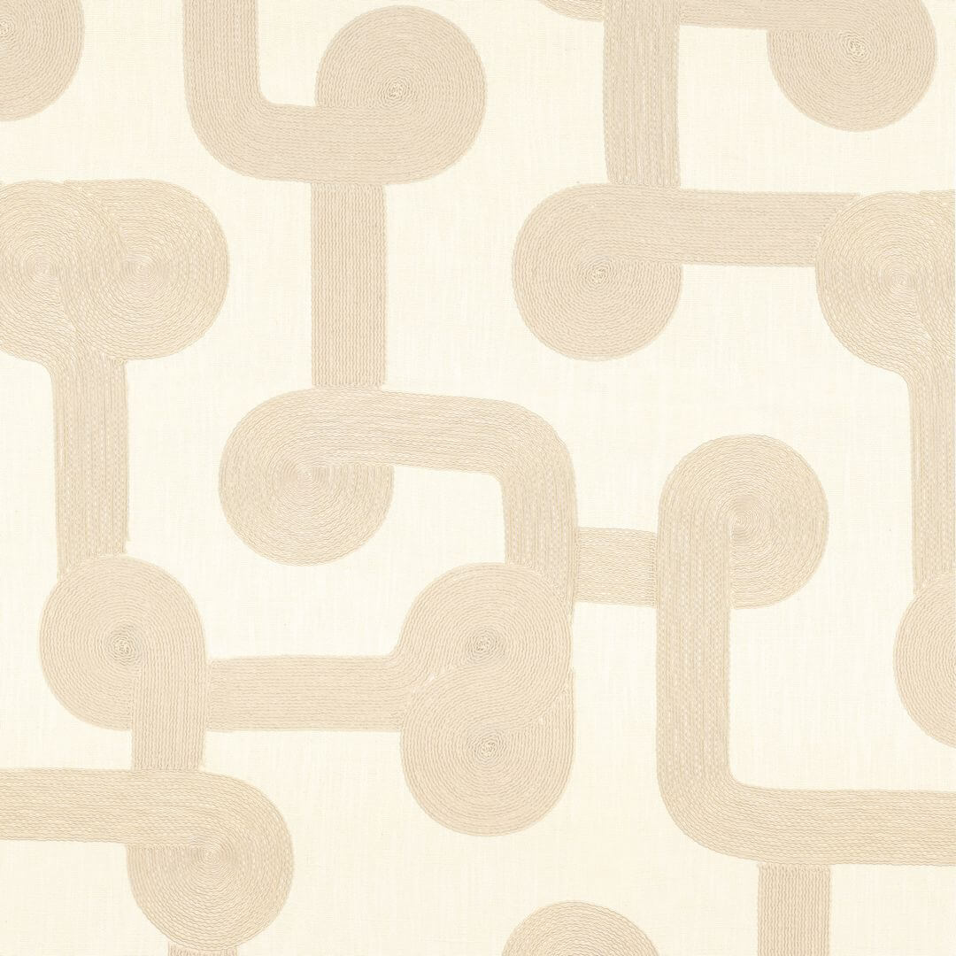 Tkanina zasłonowa z haftem Casamance 11200239 Tete-a-Tete Cafe Society