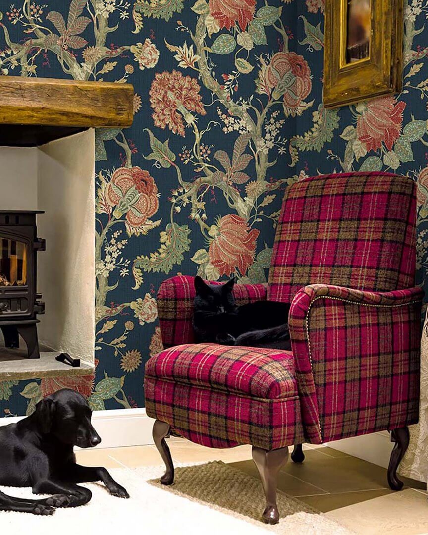 Tapeta w jakobińskim stylu Carl Robinson CL70102 The Gentleman