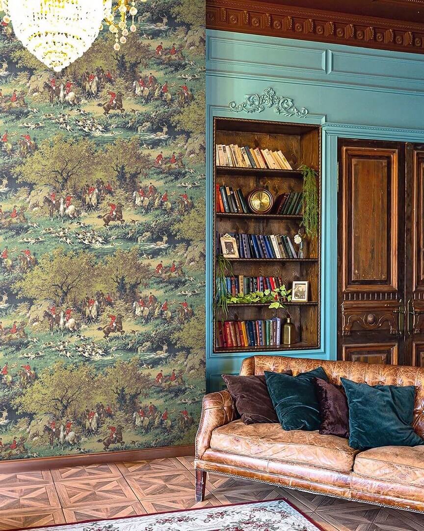 Tapeta w sceny polowania Carl Robinson CL71505 The Gentleman