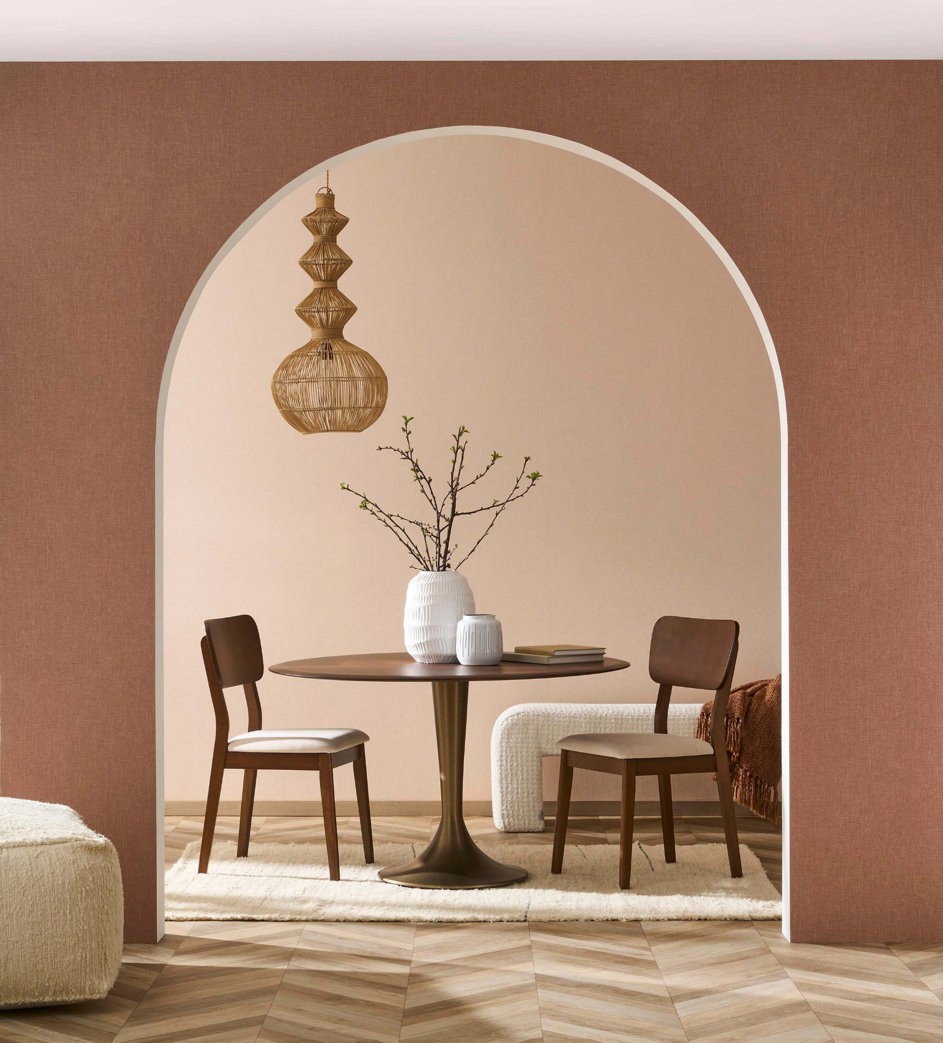 Tapeta imitująca lniane płótno Casadeco CARA 201172323 Caractere