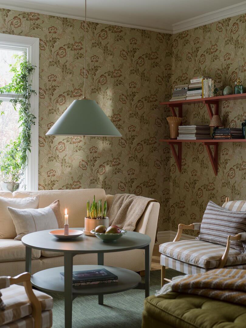 Tapeta botaniczna w maki Boras Tapeter 8069 Goteborg Anno II