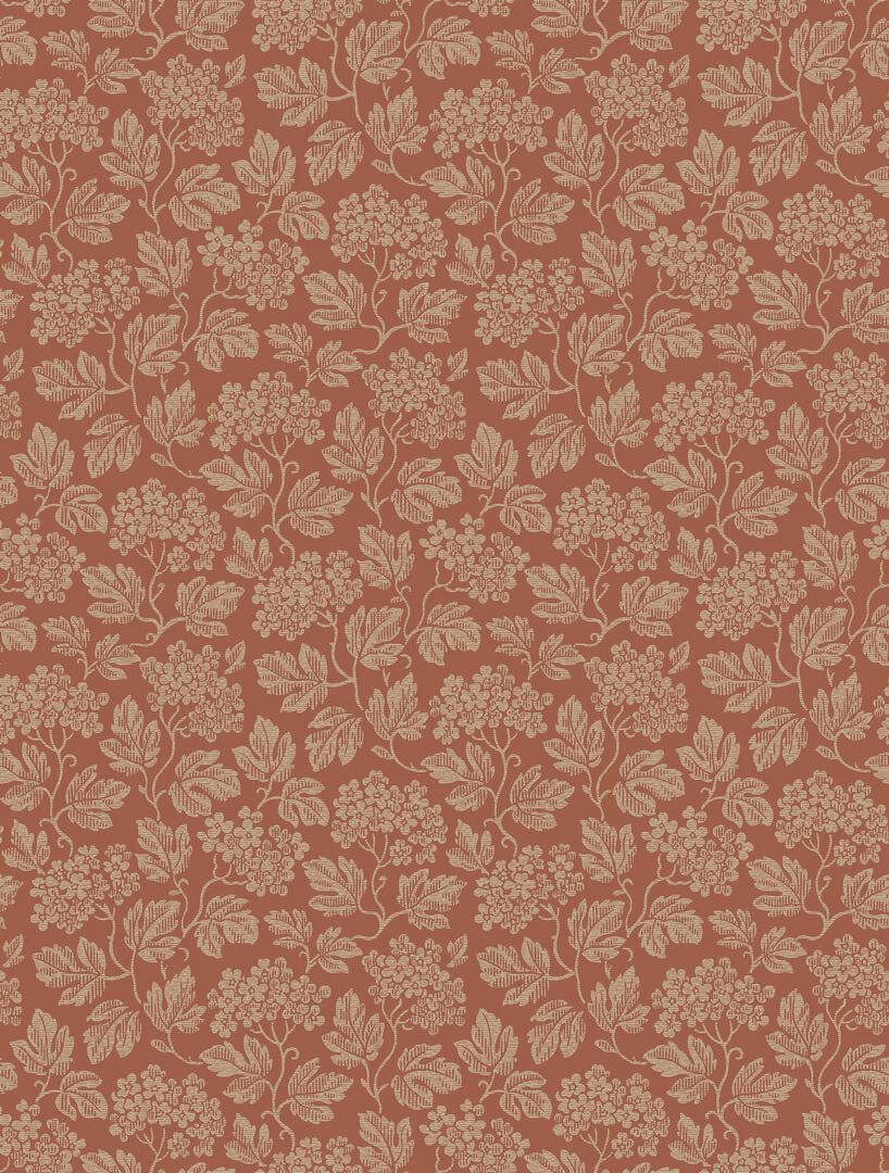 Tapeta roślinna z liśćmi i kwiatami Boras Tapeter 8081 Hagtorn Anno II