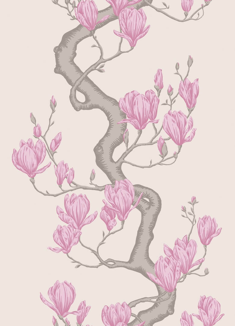 Tapeta gałązki magnolii Cole & Son 128/1002 Magnolia Tree Classics Collection Vol.II