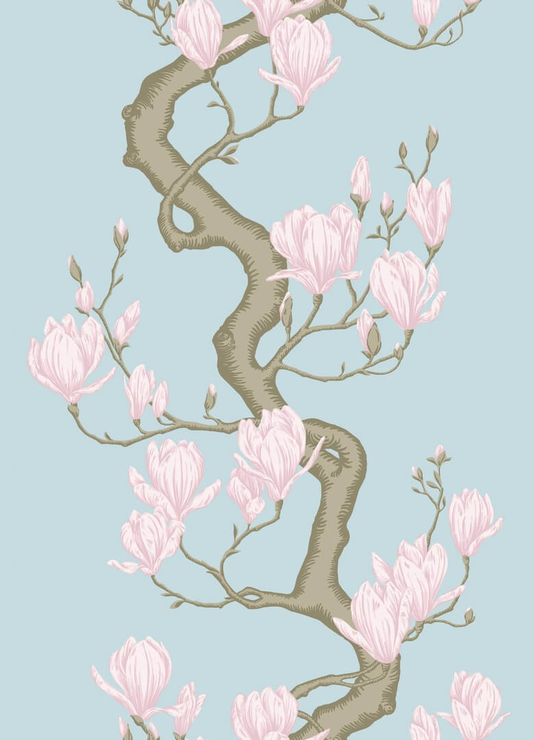 Tapeta gałązki magnolii Cole & Son 128/1004 Magnolia Tree Classics Collection Vol.II
