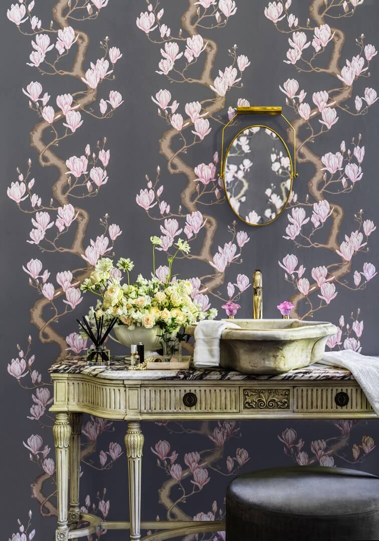 Tapeta gałązki magnolii Cole & Son 128/1005 Magnolia Tree Classics Collection Vol.II