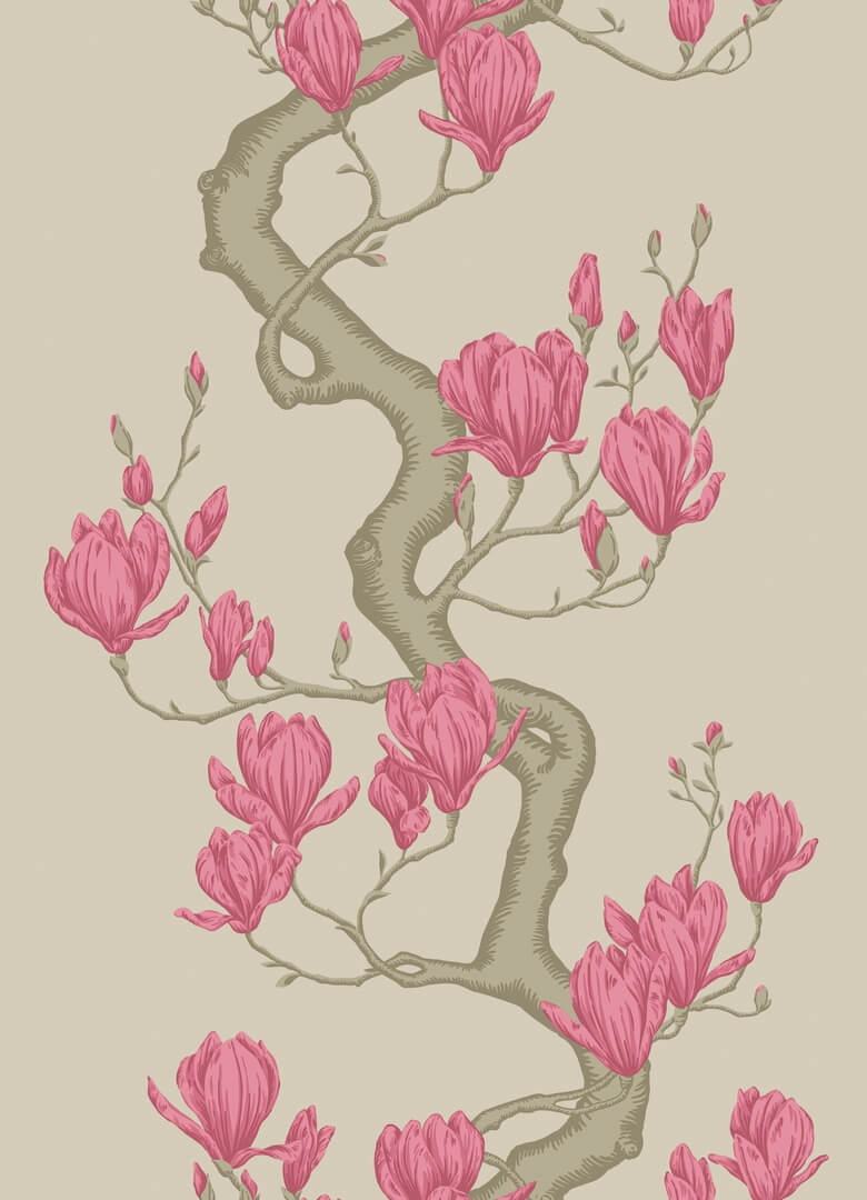 Tapeta gałązki magnolii Cole & Son 128/1006 Magnolia Tree Classics Collection Vol.II