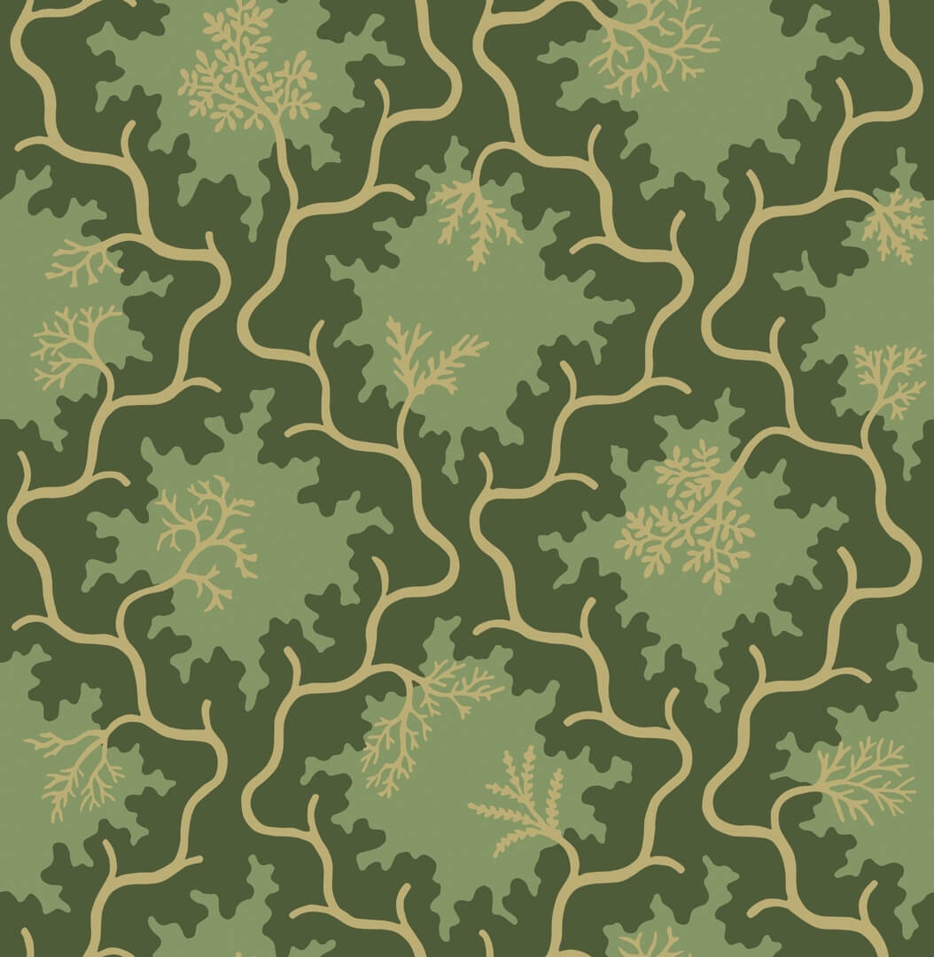 Tapeta abstrakcyjny trejaż Cole & Son 128/4021 Moss Trellis Classics Collection Vol.II