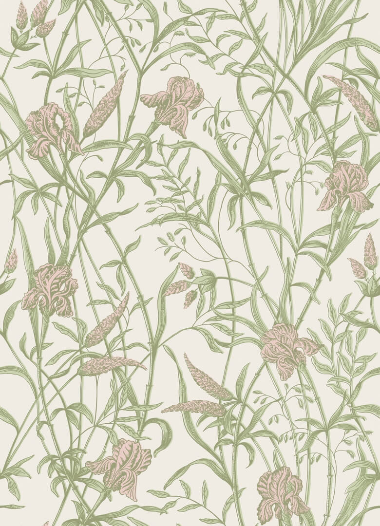 Tapeta kwiaty irysów Cole & Son 128/5025 Iris Classics Collection Vol.II