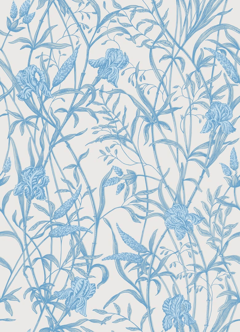 Tapeta kwiaty irysów Cole & Son 128/5026 Iris Classics Collection Vol.II