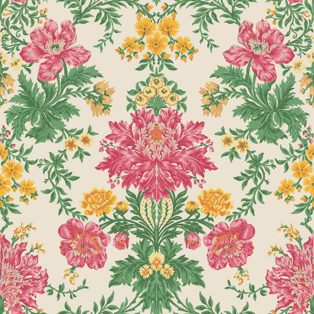 Tapeta roślinny ornament Cole & Son 128/7033 Poppies Classics Collection Vol.II