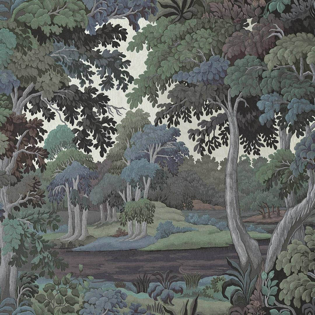 Tapeta leśny krajobraz House of Hackney Plantasia Amazonite