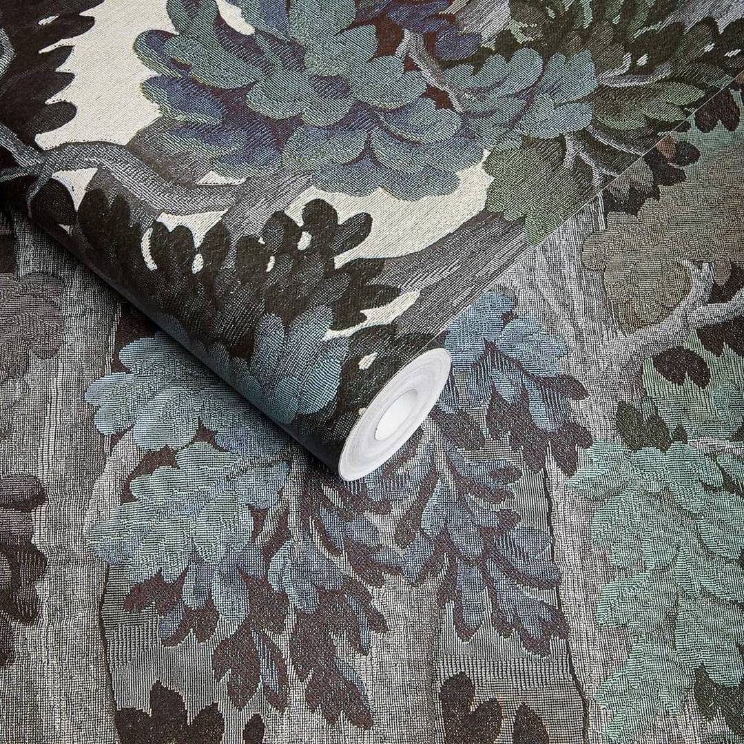 Tapeta leśny krajobraz House of Hackney Plantasia Indigo