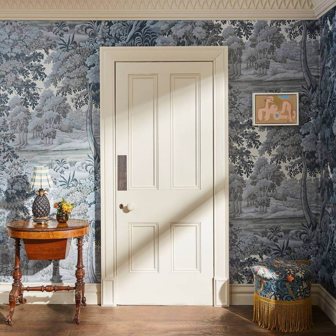 Tapeta leśny krajobraz House of Hackney Plantasia Indigo