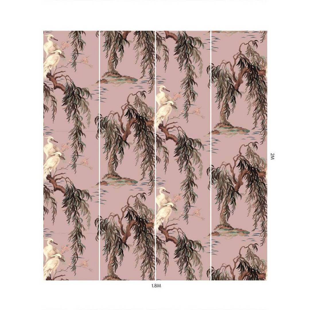 Tapeta żurawie i wierzby House of Hackney Zeus Blush