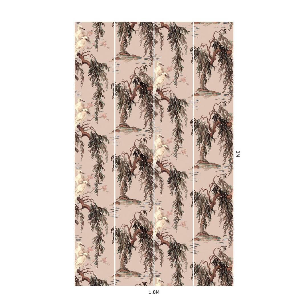 Tapeta żurawie i wierzby House of Hackney Zeus Plaster