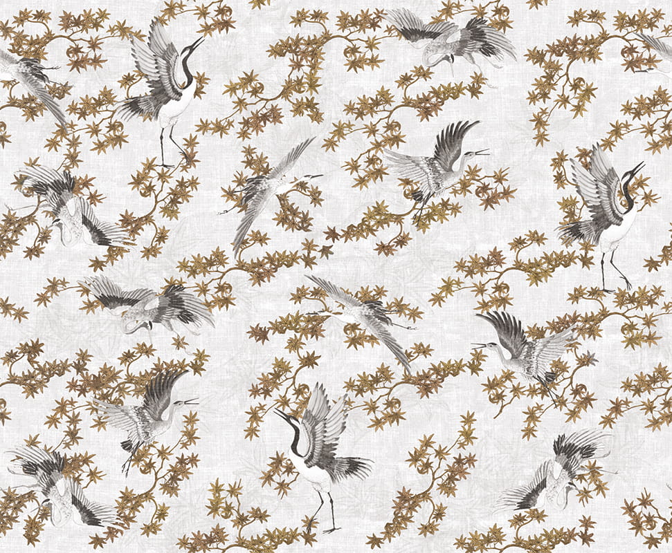 Fototapeta żurawie w locie London Art 17087-02 Sya Exclusive Wallpaper