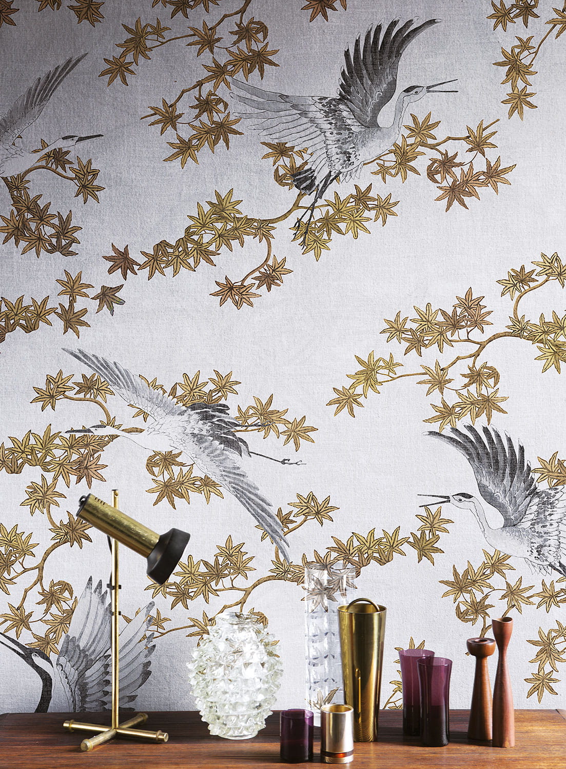 Fototapeta żurawie w locie London Art 17087-04 Sya Exclusive Wallpaper