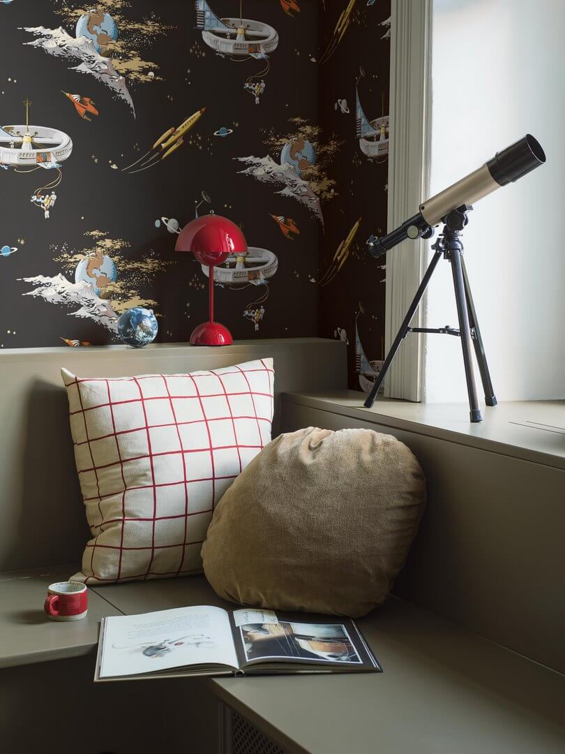 Tapeta kosmos i rakiety Boras Tapeter 8155 Space Adventure Fairyland