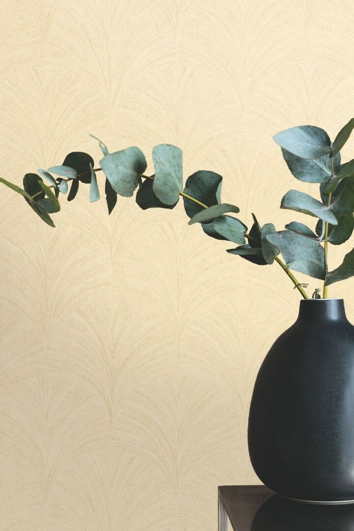 Tapeta z motywem palmety Caselio SYM 107030187 Vibration Symphony