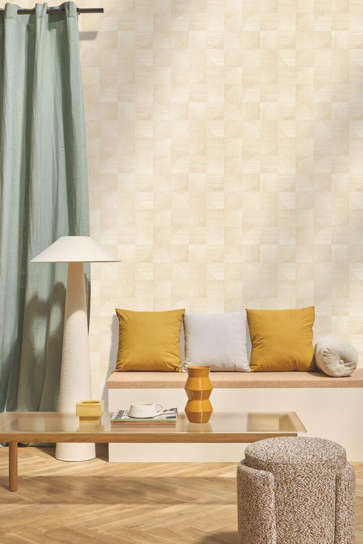 Tapeta geometryczna Caselio WOD 106820000 Structura Woodline